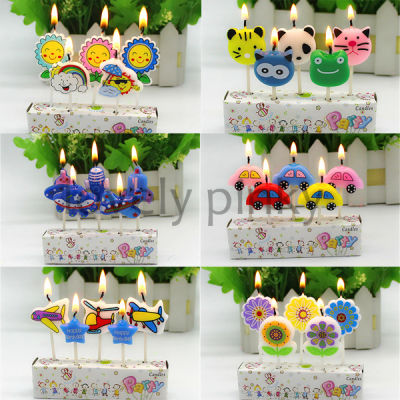 ✅พร้อมส่ง✅เทียนวันเกิด สำหรับเด็ก เทียนการ์ตูน cartoon candles