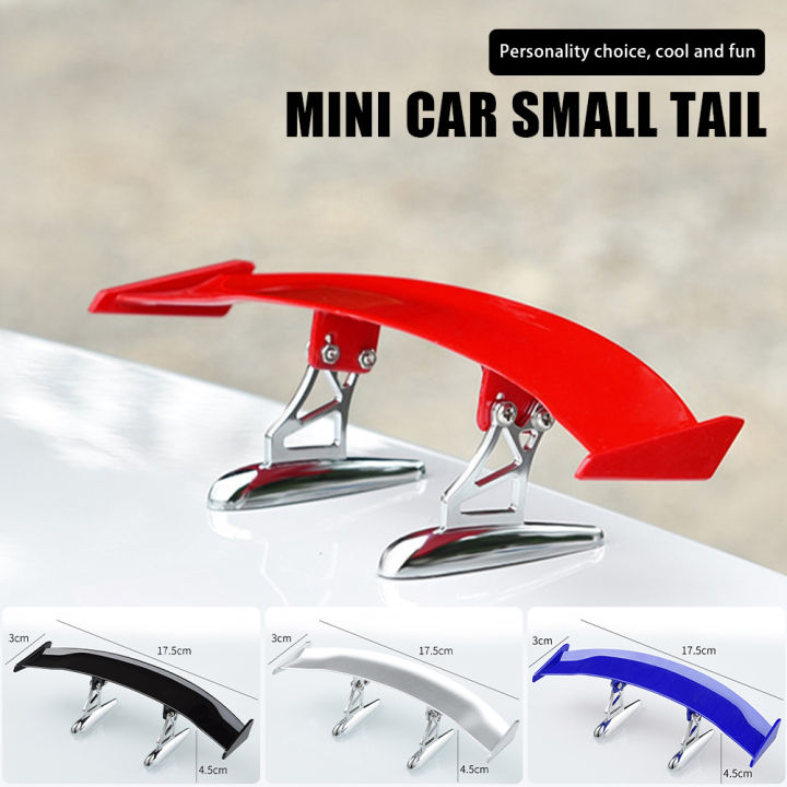 MB【Free Shipping&CODs】Universal Car Mini Spoiler Rear Trunk Racing Spoiler  Wing Adjustable Angle Self-Adhesive Car Styling Auto Exterior Decoration
