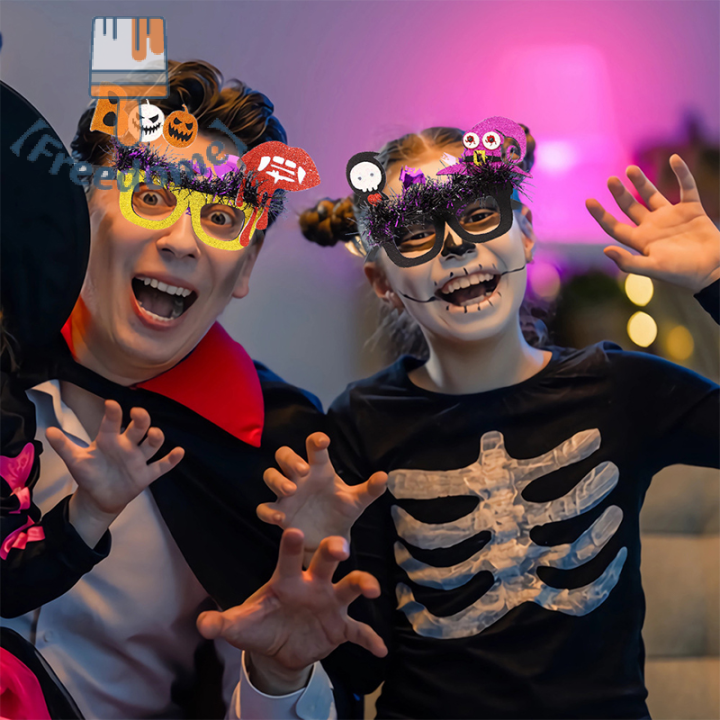 freedome-แว่นตาฮาโลวีน3ชิ้นแว่นตาของเล่นแปลกใหม่สำหรับงานปาร์ตี้ฮาโลวีนของขวัญสำหรับเด็ก
