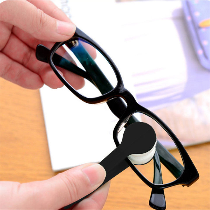 แว่นตาไมโครไฟเบอร์เช็ดที่ทำความสะอาดแปรงทำความสะอาดเลนส์แว่นตานุ่มขนาดเล็ก