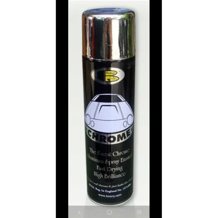 Bosny spray paint CHROME color | Lazada PH