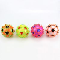 【CW】 10.5cm LED Colorful Mini Luminous Electric Soccer Toy Music Dance Light Football Kids Baby Birthday Gift