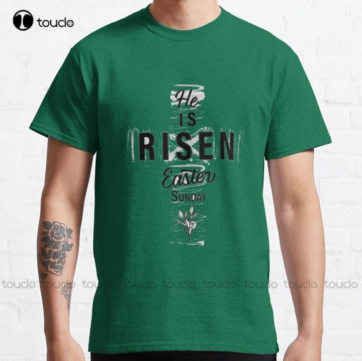 easter-is-about-jesus-he-is-risen-classic-t-shirt-fashion-creative-leisure-funny-t-shirts-nbsp-fashion-tshirt-summer-new-xs-6xl