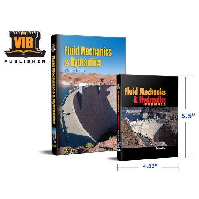 BESAVILLA Fluid Mechanics Hydraulics formulas (READ DESCRIPTION