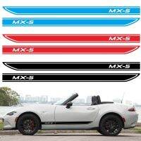 Doordash Fashion Car Styling Side Skirt Sticker DIY Car Vinyl Packaging Racing Applique Decoration For Mazda MX-5 3 Auto Parts