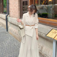 One Piece Dress Design Office Lady Trench Coat For Women Pleated Dress Overcoat Luxury Autumn Clothing Fairy Dress Vestidos y2k