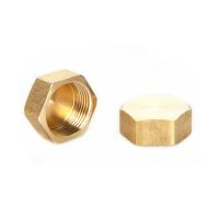 1/8 quot; 1/4 quot; 3/8 quot; 1/2 quot; 3/4 quot;BSP Female Thread Brass Pipe Hex Head Brass End Cap Plug Fitting Coupler Connector Adapter