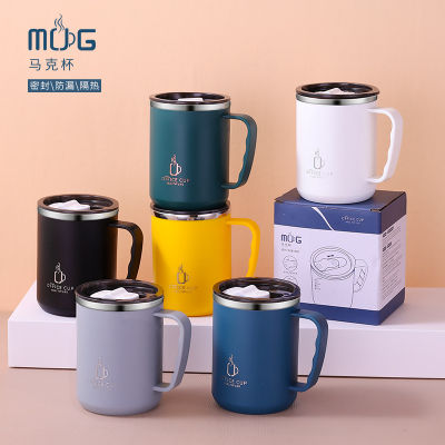 แก้วมักกาแฟสองชั้นนม304 Mug Baja Tahan Karat ฉนวนกันความร้อนสุดสร้างสรรค์ถ้วยชาถ้วยน้ำญี่ปุ่นของขวัญเชียนฟัน