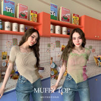 Mute - Muffy twotone top เสื้อไหมพรมอย่างดีเนื้อหนา เสื้อไหมพรมทูโทนสีสดใส เสื้อไปทะเล เสื้อไปเที่ยว