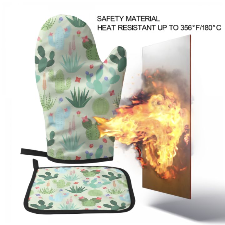 lovely-cactus-and-succulents-oven-mitt-and-pot-holder-set-heat-resistant-kitchen-gloves-with-inner-cotton-layer-for-cooking-bbq