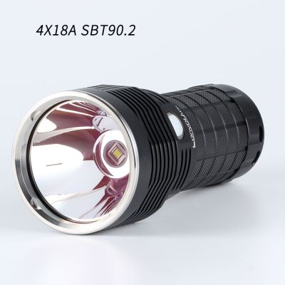 Convoy 4X18A flashlight SBT90.2 5400lm with temperature control and type-c charging interface18650 flashlight torch