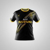 （ALL IN STOCK 2023）  aff mens tshirt suzuki cup (black edition) 3d t shirt