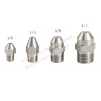 High Impact Compacted Stream Straight Line Jet Spray Nozzle 1/2 Male 0 Degree Solid Stream Jet Full Cone Nozzle