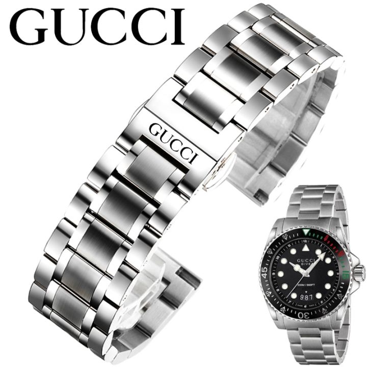 Review đồng hồ Gucci nữ mặt vuông dây da màu nâu Tây