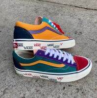 ?เข้าใหม่? [???_??? แท้] Vans Old Skool Style36 Red/Blue/Green ❤️?? สินค้าพร้อมกล่อง รองเท้าแวนส์ รองเท้าผ้าใบ