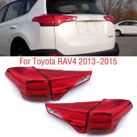 สำหรับ Toyota RAV 4 RAV4 2013 2014 2015รถด้านหลังกันชนไฟท้ายเบรคหยุดย้อนกลับไฟท้ายไฟท้ายไม่มีหลอดไฟ