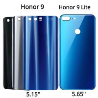 กระจกหลังสำหรับ Honor 9ฝาครอบด้านหลังแบตเตอรี่ด้านหลังสำหรับ Honor 9 Lite อะไหล่ซ่อมเคสพร้อมโลโก้