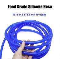 Blue  Silicone Tube ท่อซิลิโคน ID 1 2 3 4 5 6 7 8 9 10 14 16 ~ 32มม. ท่อยางยืดหยุ่นเกรดอาหารท่อน้ำเครื่องดื่มปราศจากแอลกอฮอล์ขั้วต่อที่มีสีสัน