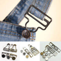 Suspenders หัวเข็มขัด Fastener Rivets รั้งคลิป Overalls อุปกรณ์เย็บผ้า 2 ชิ้น/เซ็ตปุ่มโลหะ Mini Bib กางเกงยีนส์ Dungaree กางเกง-Mengzone