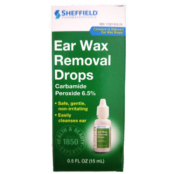 Ear wax Removal Ear Drops by Dr. Sheffield's 15ml earwax Lazada Singapore