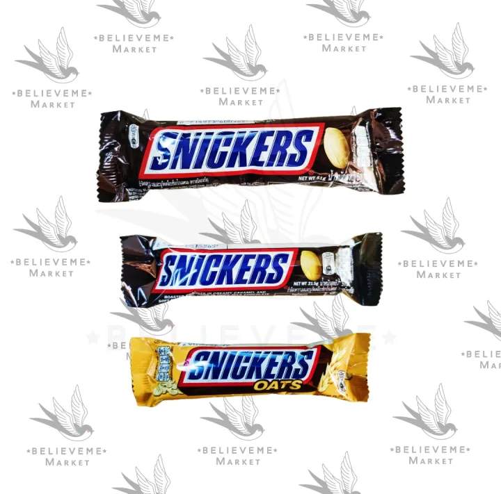 Snickers Peanut 51g/Snickers Peanut 21.5g / Snicker Oats 40g | Lazada