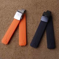 ❏┅☑ 20mm 21mm Watchband Silicone Rubber Black Blue Orange fit Tissot T013420 z353 Sports Watch accessories fold buckle free tool hot