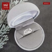 MT แหวนเงินแท้ รูปนกฮูก ไซส์: 53, 55 Solid 925 Sterling Silver Ring (sr412) MT Jewelry มณีธารา