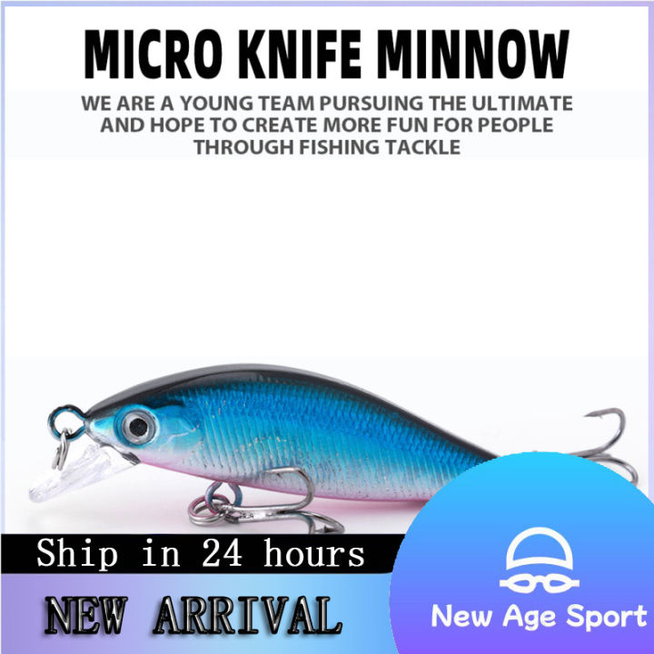 เหยื่อตกปลาแบบแข็งตกปลา-minnow-4-5g-52mm-เหยื่อตกปลาเทียมเหยื่อปลอมเหยื่อสำหรับน้ำเค็มน้ำจืด