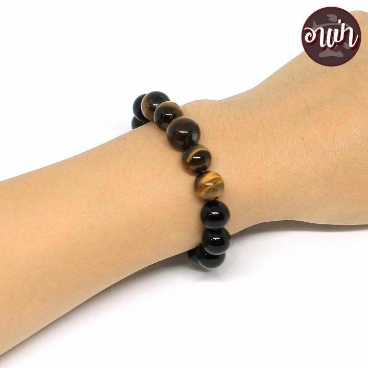 อาเป่า-หินนิลดำ-onyx-ขนาด-10-มิล-ประดับหินไทเกอร์อายส์-tiger-eye-เม็ดเล็กขนาด-10-มิล-เม็ดใหญ่ขนาด-12-มิล-คัดหิน-หินนิลกาฬ-พลอยตาเสือ-หินตาเสือ