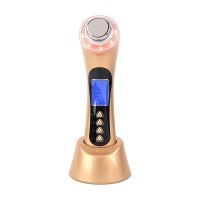 Free Shipping Cleansing Beauty Ultrasonic Ion Input Output Instrument Electronic Face Washing Machine Vibration Skin Refresher