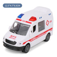 Childrens Toy120Ambulance Police Car Fire Truck Simulation Model Boy Girl Inertia Toy Car Car