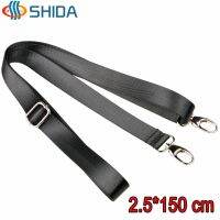 2.5x150cm black shoulder bag accessories taping Nylon Strap webbing belt with Double hanger hook for bags Free shipping