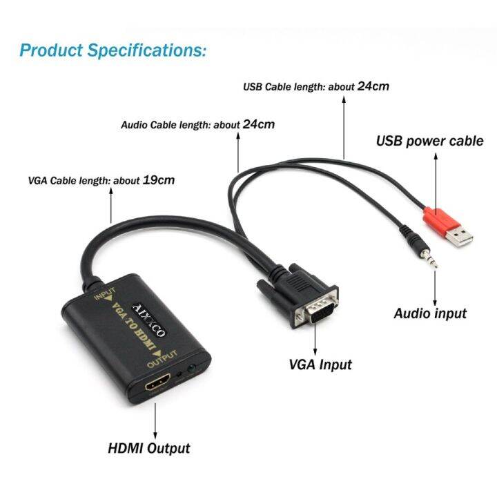 aixxco-quality-portable-plug-and-play-vga-to-hdm-output-1080p-hd-audio-tv-av-hdtv-pc-video-cable-vga2hdmi-converter