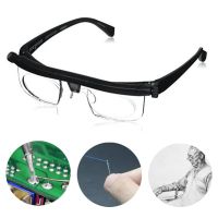 Bag Variable Vision Glasses With Adjustable Focus Protective Distance Lens 2023 Eyewear Storage Zoom Glasses Strength Magnifying