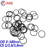 ♦✎✢ NBR O-ring Rubber Gaskets Seal Ring Nitrile Rubber High Pressure O-Rings NBR Faucet Sealing Valve O Rubber Rings CS 1/1.5/1.9mm