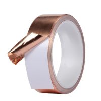 ๑✕☫ 50mm X 5.5m Double Conductive Adhesive Duct Tape Shielding Copper Tape Foil Great For Slug Repellent EMI Shielding Stained Glass