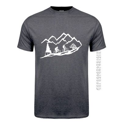 Mtb Mountain Biking T Shirt Cotton Cool Tshirts Birthday Gift Tshirt Tee Mans