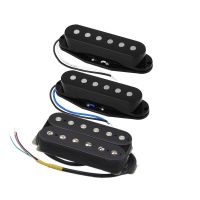 WK-Black SSH Set Alnico 5 Humbucker Pickup &amp; Single Coil Pickups HSS Electric Guitar Parts