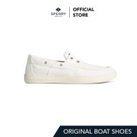 SPERRY OUTER BANKS 2-EYE CANVAS รองเท้าโบ๊ทชูส์ ผู้ชาย สีขาว ( BOAT - STS23863 )