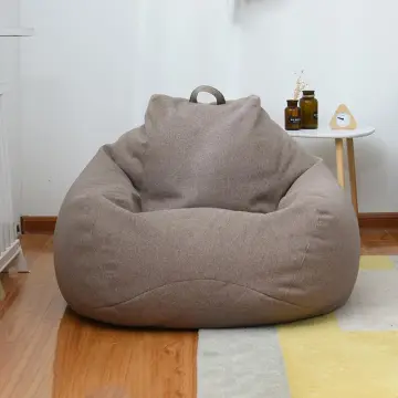 Large/Small Lazy BeanBag Sofas Cover Chairs without Filler Linen Cloth  Lounger Seat Bean Bag Pouf Puff Couch Tatami Living Room