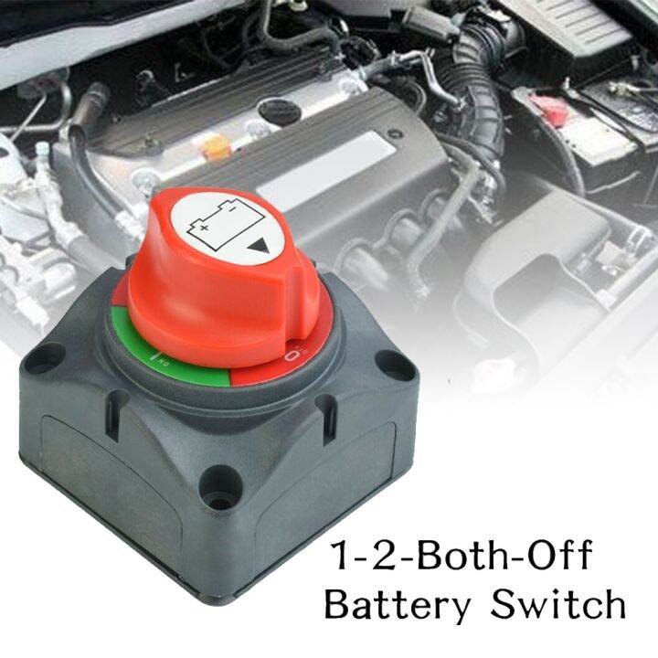 Auto 300A 12V 24V 48V Battery Disconnect SwitchMarine Car Dual Battery