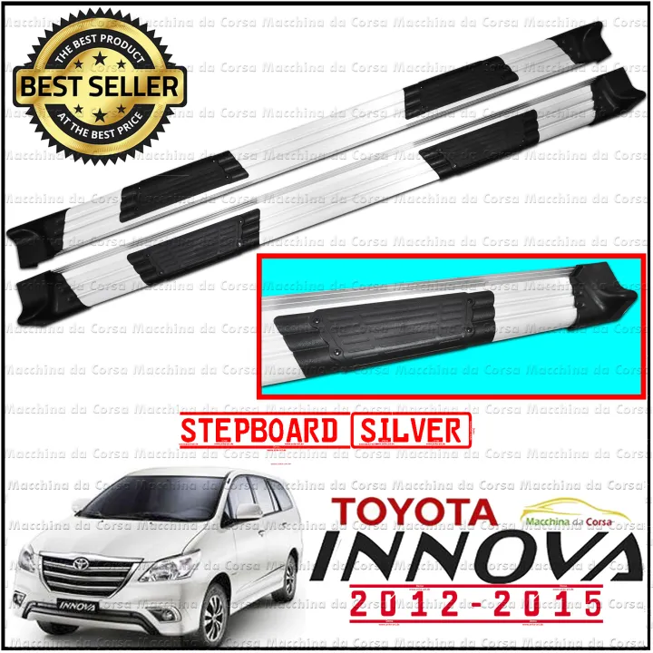 Toyota Innova 2012 2015 Aluminum Alloy Step Board Stepboard With