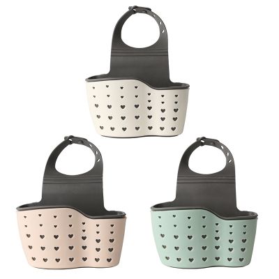 【CC】 Sink Drain Basket Products Plastic Hanging Faucet Sponge Dishwasher Storage