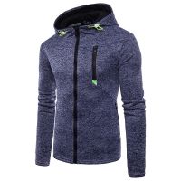 【Climber】Spring Autumn Men S Sweatshirt Casual Jacquard Sweater Cardigan Hooded Fitness Running Training Jacket Fashion Men S Clothing