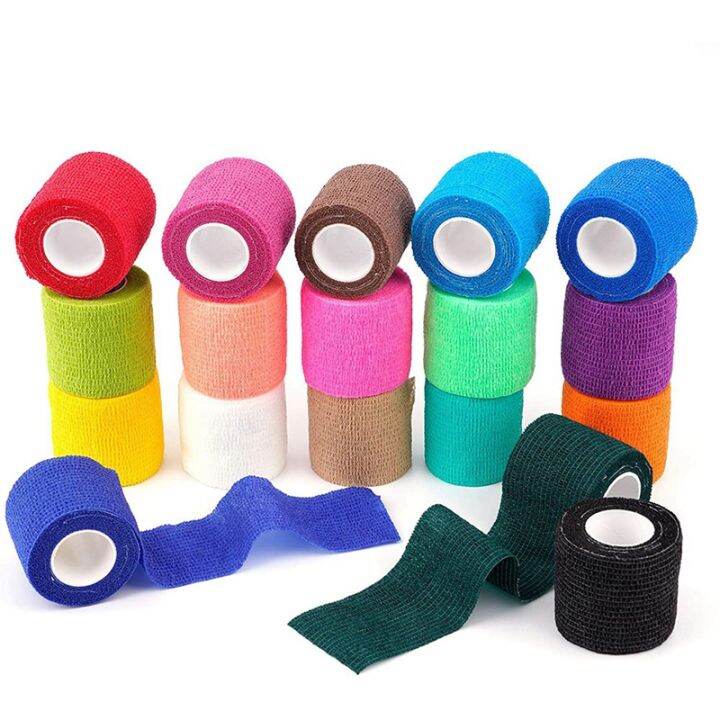 18-pcs-self-adhesive-sports-bandages-2-inch-5cm-each-roll-first-aid-band-elastic-tape-for-wrists-ankles-sports-injuries