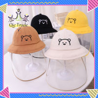 Topi Bucket ป้องกันสำหรับเด็กทารกสไตล์ใหม่พร้อมแผ่นกันแดดปีกกว้างหมวกชาวประมงระบายอากาศได้ปี2023✨