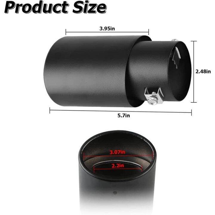 stainless-steel-car-exhaust-tip-2-1in-to-1-5in-universal-car-exhaust-pipe-modification-tail-throat-tail-pipe