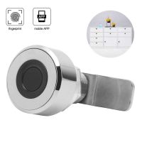 Smart Cabinet Keyless Lock Fingerprint Bluetooth APP Remote Unlock Security Device for Drawer Safe File Box