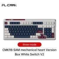 FL·ESPORTS CMK98 Three Mode Hot-Swappable Mechanical Keyboard 98-Key RGB