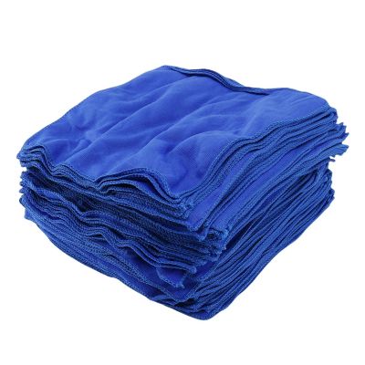 100 Pcs Car No-Scratch Rag Polishing Dust Rags 30cmx30cm Microfiber Cleaning Cloth Towel